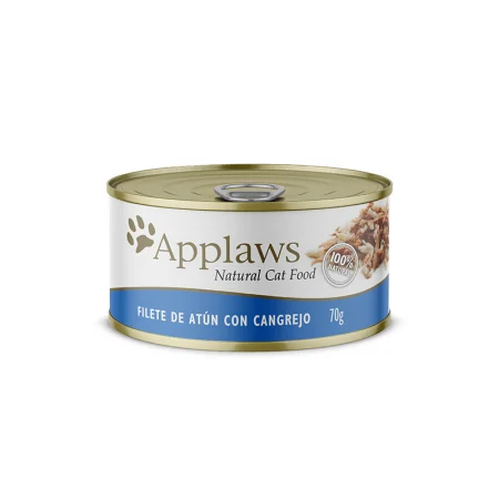 APPLAWS - LATA GATO 70 GR - FILETE DE ATÚN CON CANGREJO