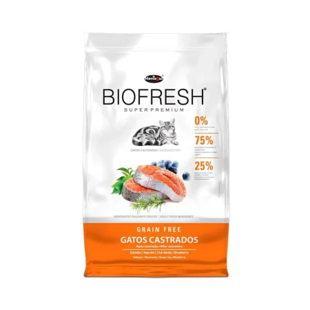 BIOFRESH - GATOS CASTRADOS SALMON 7,5 KG