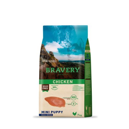BRAVERY - CHICKEN MINI PUPPY SMALL BREEDS 2KG - 7KG
