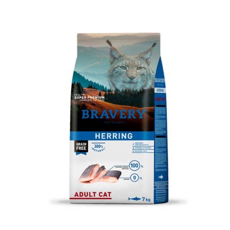 BRAVERY - HERRING ADULT CAT 2KG - 7KG
