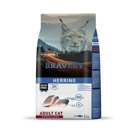 BRAVERY - HERRING ADULT CAT STERILIZED 2KG-7KG