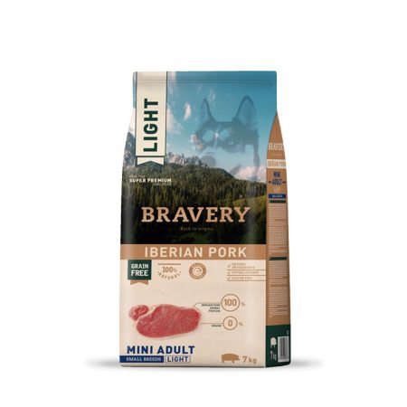 BRAVERY - LIGHT IBERIAN PORK MINI ADULT SMALL BREEDS 2KG - 7KG