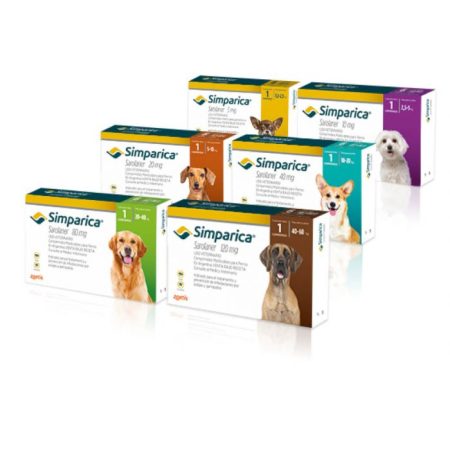SIMPARICA PARA PERROS 5 mg – 120 mg