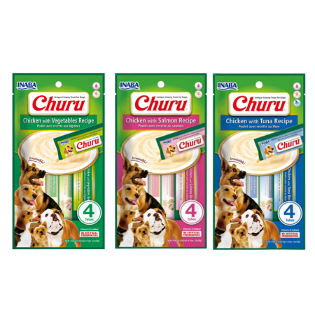 CHURU PERRO X 4 TUBOS