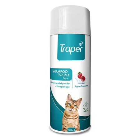 SHAMPOO ESPUMA SECA TRAPER 170 ML GATO