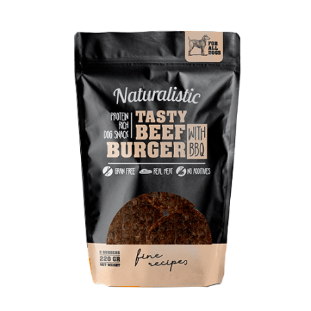 TASTY BEEF BURGUER WITH BBQ 5 U