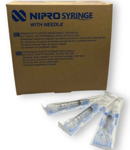 JERINGA 3 ML 23G NIPRO (100 UNIDADES)