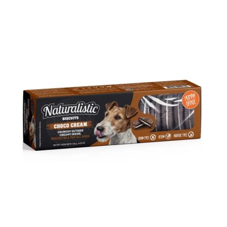 NATURALISTIC BISCUITS CHOCO CREAM 120 GR