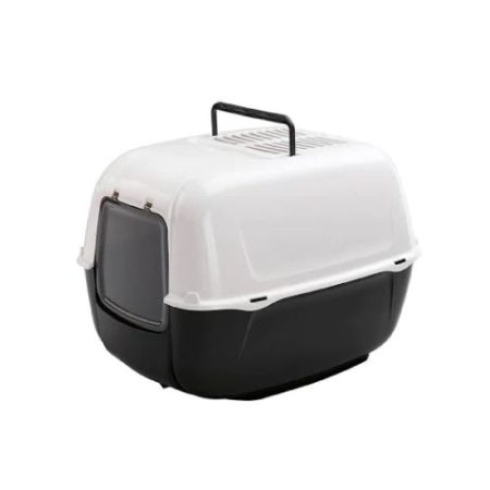 FP BAÑO SANITARIO, HOME PRIMA, 39.5X52.5X38CM. NEGRO/BLANCO